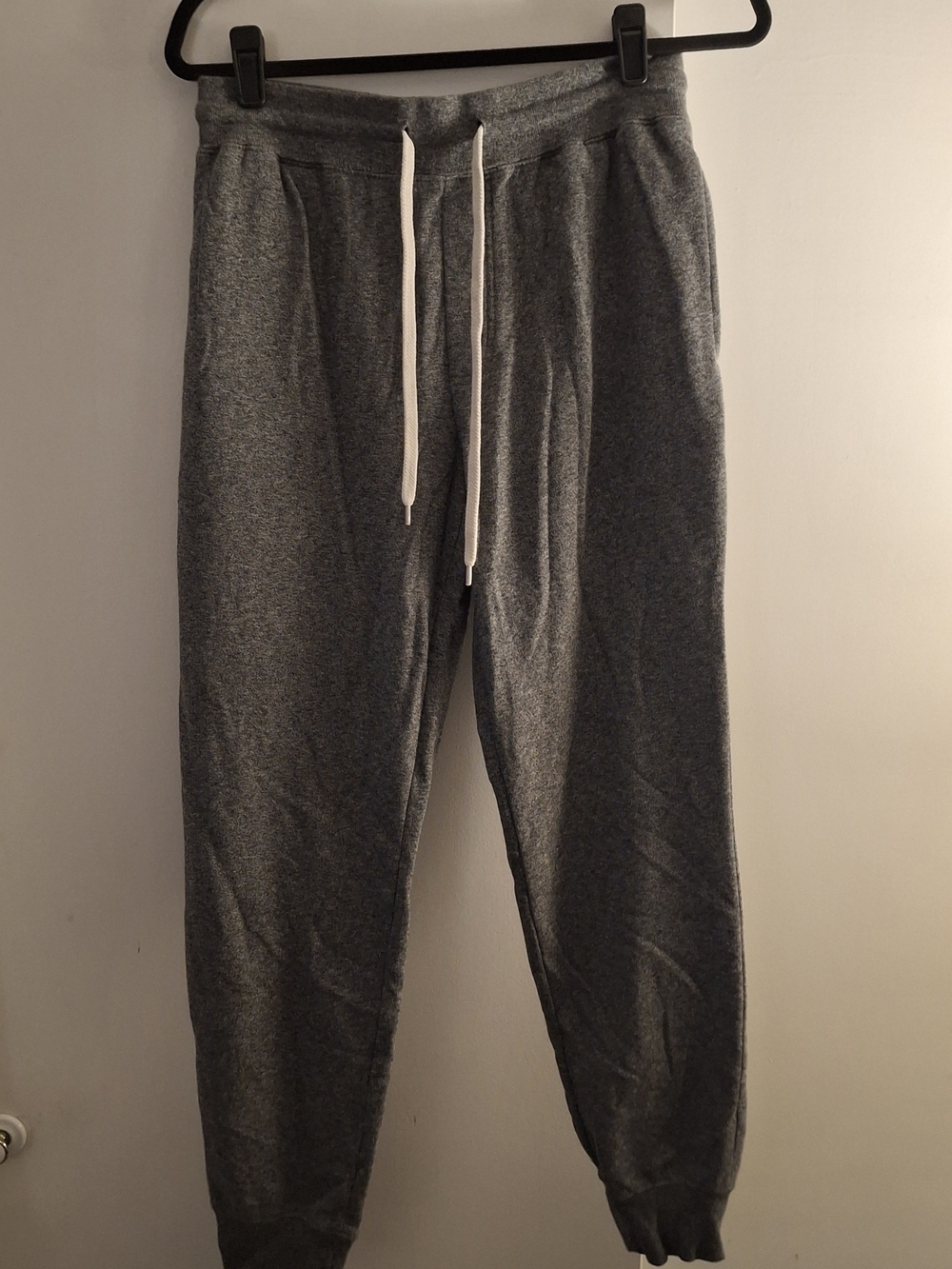 Arizona Jean Company Women's Dark Gray Jogger Sweatpants with White Drawstring